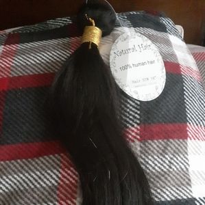 Natural hair 100%  human hair
